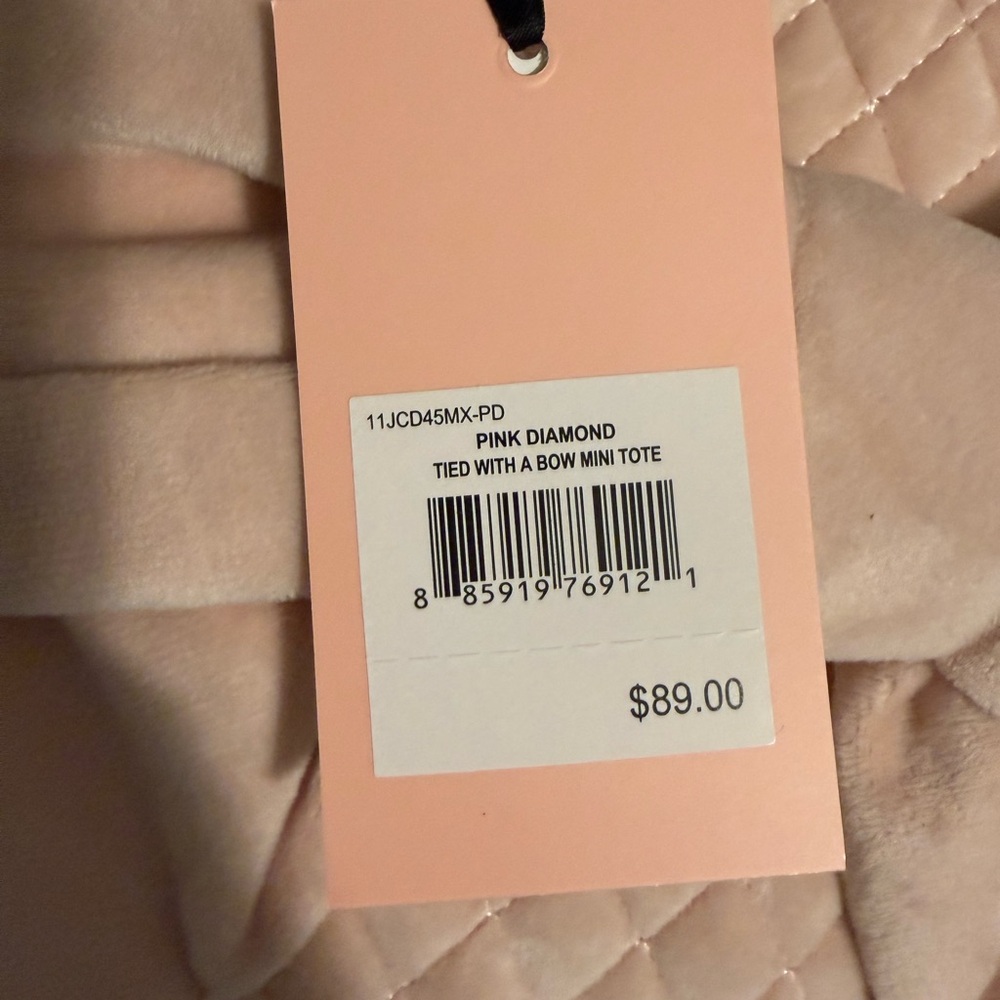 Juicy Couture Blush Quilted Bow Shoulder Bag - Picture 9 of 9